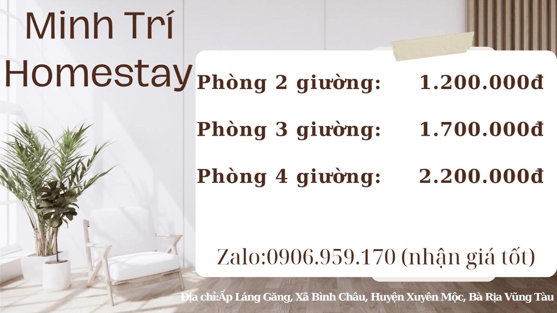 Homestay Minh Tri 빈차우 외부 사진